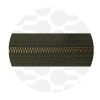 Image of Army Green - #M5 Antique Bronze | Metal Zipper Tape