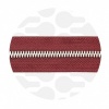 Image of Porto Red - #M5 Silver | Metal Zipper Tape