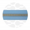 Picture from Nordic Blue - #5S Silver | Nylon Coil Zipper Tape | 10 meter