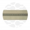 Image of Oatmeal Beige - #5S Silver | Nylon Coil Zipper Tape | 1 meter