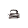 Image of Snap-on #5M | Zipper slider Nylon Coil | Polished Nickel