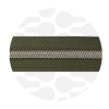 Afbeelding van Army Green - #5S Silver | Nylon Coil Zipper Tape | 1 meter