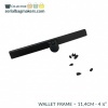 Afbeelding van Wallet frame small | Electro Black