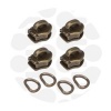 Afbeelding van Snap-on #5M | schuiver metalen rits | Antique Brass