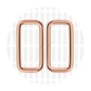 Image de Basic | Rectangular ring | 38 mm | Rose Gold