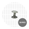 Afbeelding van Holnieten dubbele kop polished nickel 9x8 (20 sets)