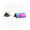 Afbeelding van Basic | Riemeindje | 19 mm | Iridescent Rainbow