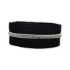 Bild von Pure Black - #S3 Silver | Nylon Coil Zipper Tape | 5 meter