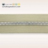 Image of Coffee Cream - #M5 Silver | Metal Zipper Tape