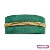 Afbeelding van Frosted Green - #S5 Gold | Spiraalrits | 3 meter