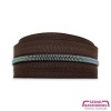 Afbeelding van Chocolate Brown - #S3 Galaxy | Spiraalrits | 1 meter