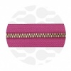 Image of Hot Pink - #M5 Gold | Metal Zipper Tape