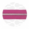 Image of Hot Pink - #M5 Silver | Metal Zipper Tape