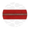 Image of Crimson Red - #M5 Antique Copper | Metal Zipper Tape