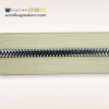 Picture from Coffee Cream - #5M Gunmetal | Metal Zipper tape | 5 meter