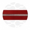 Picture from Crimson Red - #M5 Silver | Metal Zipper tape | 5 meter