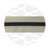 Picture from Oatmeal Beige - #5S Gunmetal | Nylon Coil Zipper Tape | 10 meter