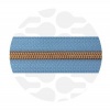 Picture from Nordic Blue - #5S Rose Gold | Nylon Coil Zipper Tape | 10 meter