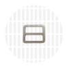 Image de Sleek | Strap slider | 25 mm | Matt Nickel