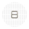 Image de Sleek | Strap slider | 15 mm | Matt Nickel