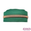 Picture from Frosted Green - #S5 Rose Gold | Nylon Coil Zipper Tape | 10 meter