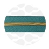 Afbeelding van Mineral green - #S5 Gold | Spiraalrits | 3 meter