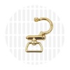 Afbeelding van Bold | Musketon | 25 mm | Gold