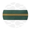 Picture from Vintage Green - #S5 Gold | Nylon Coil Zipper Tape | 1 meter