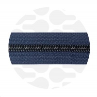 Vintage blue - #S5 Gunmetal | Nylon Coil Zipper Tape | 3 meter