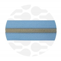 Nordic Blue - #5S Silver | Spiraalrits Tape | 1 meter