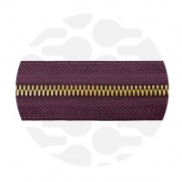 Midnight Plum - #M5 Bronze | Metallreißverschlüsse