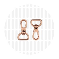 Elegant | Mousqueton | 15 mm | Rose Gold