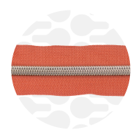Terracotta - #S5 Silver | Zip Nylon | 3 mètres