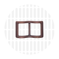 Smart | Wide mouth schuifgesp | 19 mm | Antique Copper