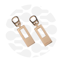 Snap-on Pull Rectangle | Gold