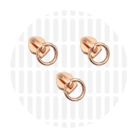 small ring #5S | schuiver spiraalrits | Rose Gold