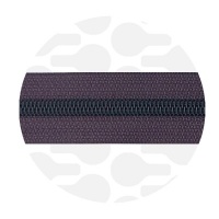 Midnight Plum - #S5 Black | Nylon Coil Zipper Tape | 10 meter