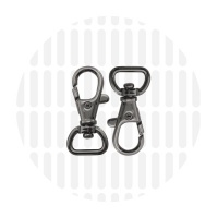 Basic | Karabiner | 13 mm | Gun metal