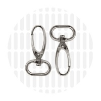Elegant | Musketon | 19 mm | Nickel