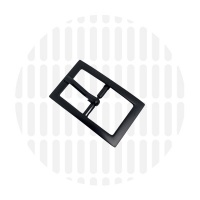 Gesp met pin | 19 mm | Electro Black