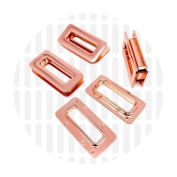 Zeilring | Force-fit | Luxe rechthoekig | Rose Gold