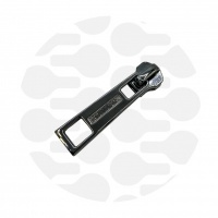 Obelisk #M5 | Slider for metal zipper | Gun metal