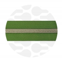 Woodland Green - #5S Silver | Spiraalrits | 3 meter