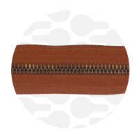 Burnt Sienna - #M5 Bronze | Ruban zip métallique