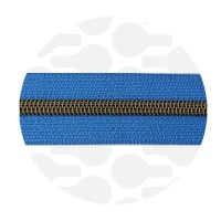Belize Blue - #S5 Bronze | Nylon Coil Zipper Tape | 1 meter