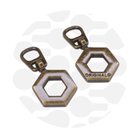 Snap-on Pull Hexagon | Antique brass