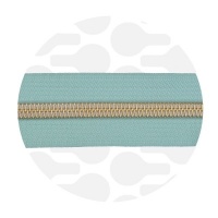 Mint Green - #S5 Gold | Spiraalrits | 10 meter