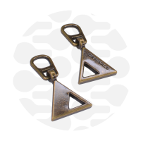 Snap-on Pull Triangle | Antique brass