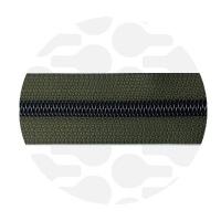 Army Green - #S5 Gunmetal | Nylon Coil Zipper Tape | 3 meter