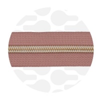 Salmon brown - #S5 Gold | Spiraalrits | 3 meter